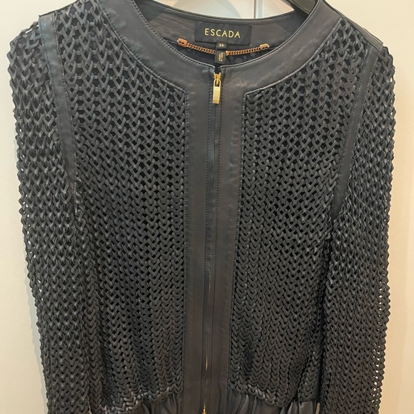 Escada limited edition leather jacket - Picture 1 of 4